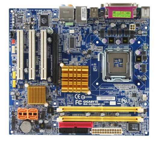 Gigabyte GA 945GZM-S2 Motherboard And Pentium Dual Core E2140 CPU