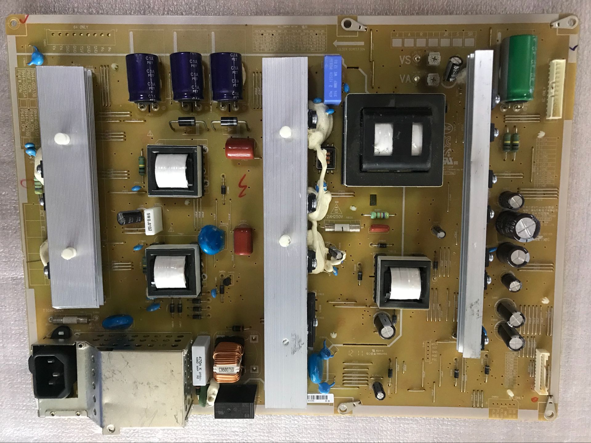BN44-00514A Power Supply Board For Samsung PN64E7000 64" Plasma TV