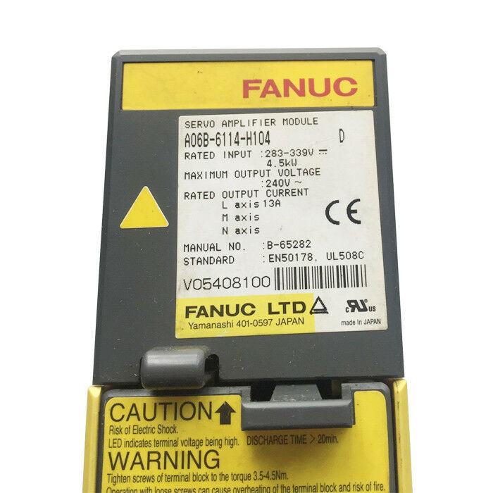 USED FANUC SERVO AMPLIFIER A06B-6114-H104 A06B6114H104 EXPEDITED SHIPPING