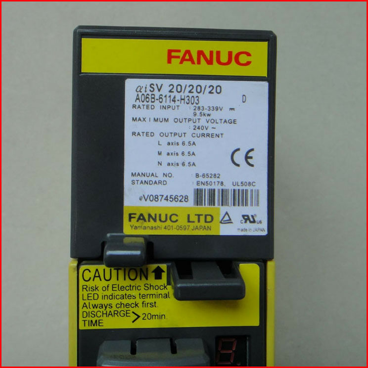 USED FANUC SERVO AMPLIFIER A06B-6114-H303 A06B6114H303 EXPEDITED SHIPPING