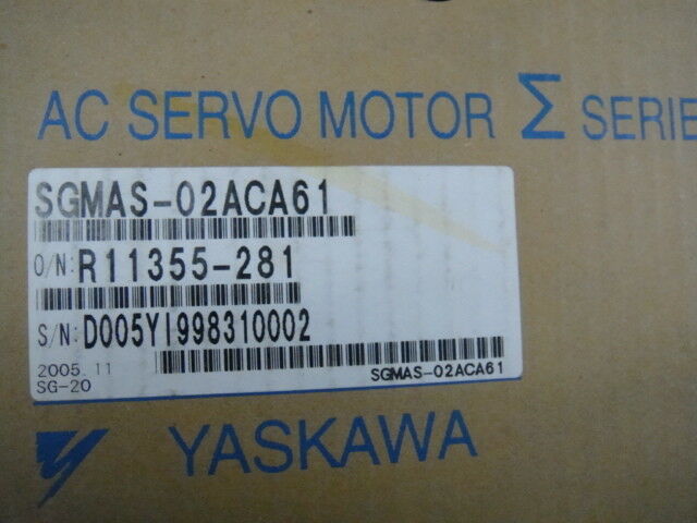 YASKAWA AC SERVO MOTOR SGMAS-02ACA61 SGMAS02ACA61 NEW EXPEDITED SHIPPIN