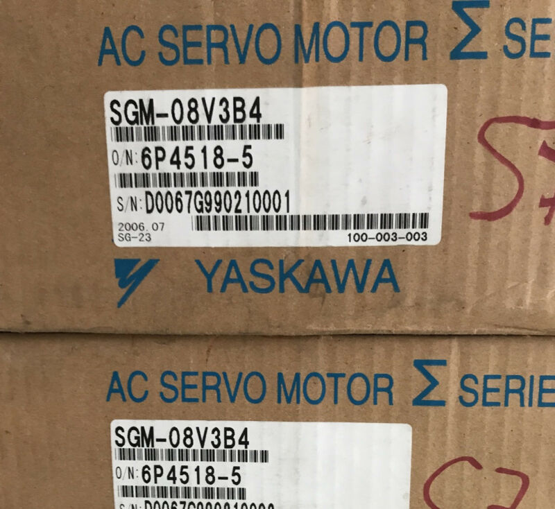 YASKAWA AC SERVO MOTOR SGM-08V3B4 SGM08V3B4 NEW EXPEDITED SHIP