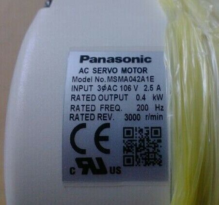 PANASONIC 0.4kw (400w) AC SERVO MOTOR MSMA042A1E