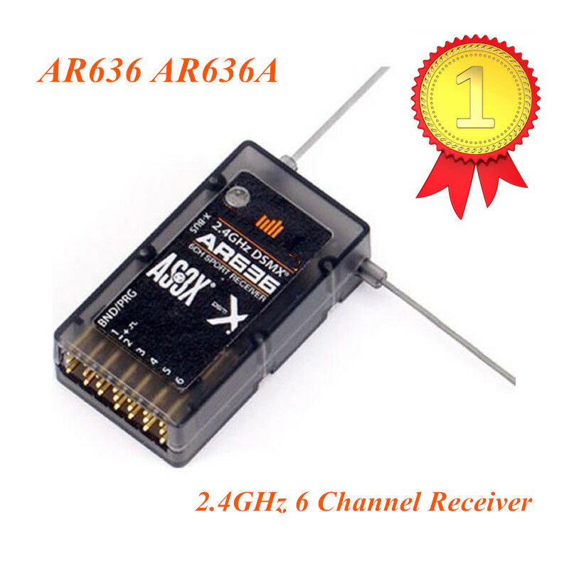 AR636A AR636 6CH AS3X Receiver for Spektrum RX SPMAR636A DX6i DX6 DX7 DX8 Parts