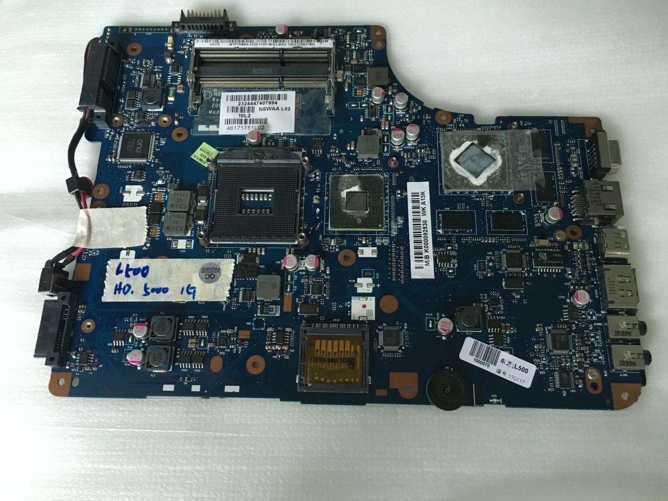 K000092530 Motherboard for Toshiba L500 LA-5322P HM55 Chipset