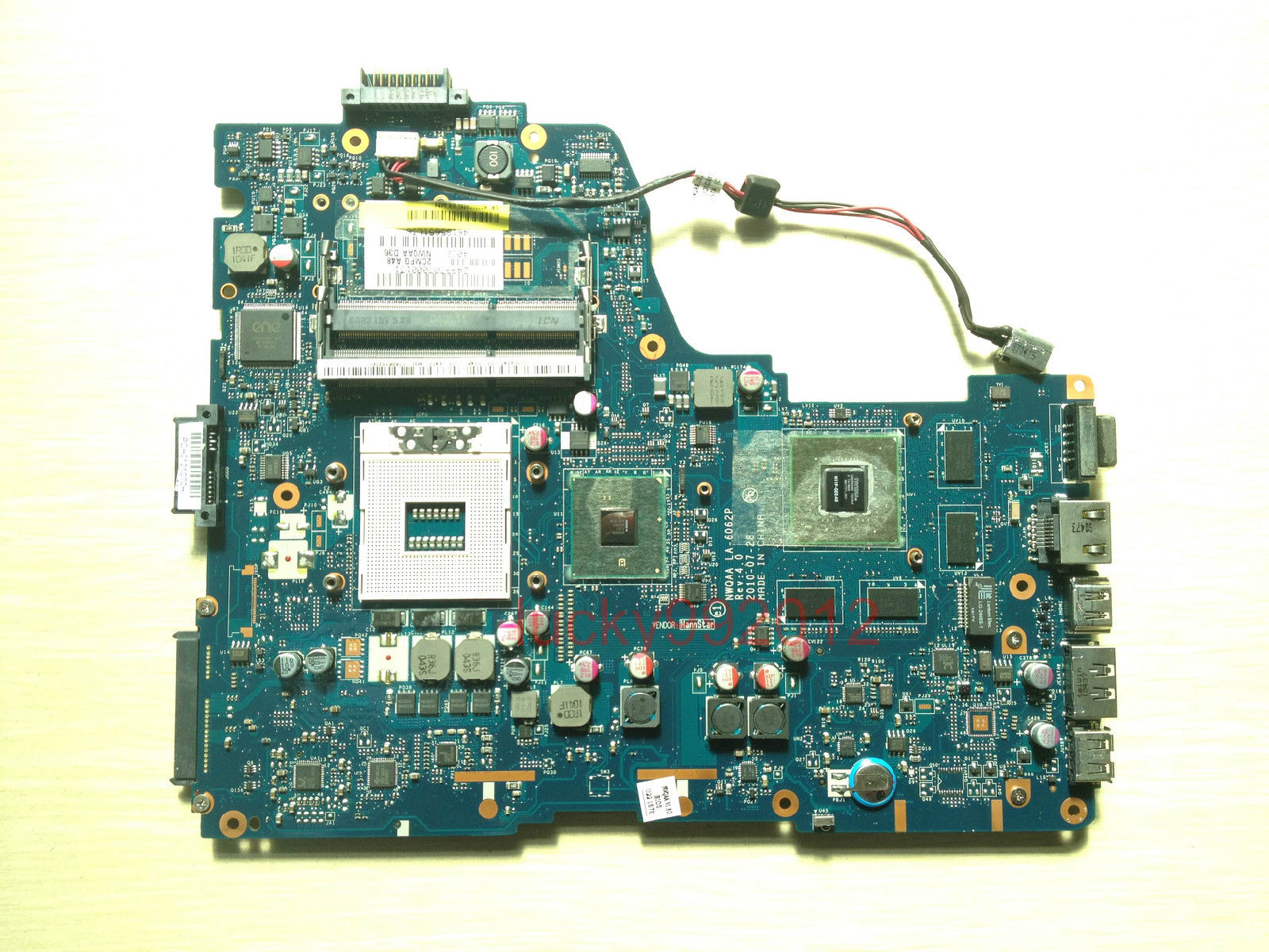 Toshiba Satellite A665 Intel HM55 Motherboard K000109860 LA-6062