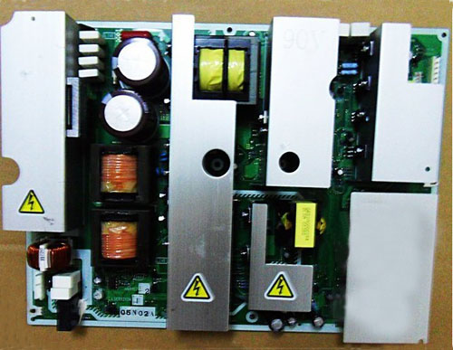 HITACHI 55HDT79 MAIN POWER SUPPLY PC BOARD, HA01751 LSJB1224-1 L