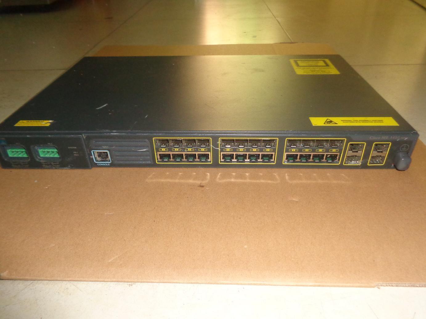Cisco ME-3400G-12CS-D 12-Port Gb SFP Ethernet Access Switch DC Power Supply
