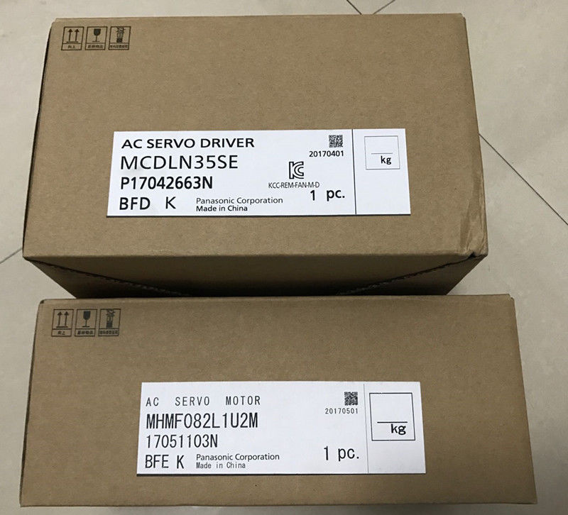 MHMF082L1U2M+MCDLN35SE AC Servo motor drive kits 80mm 750w 3000rpm 2.4Nm