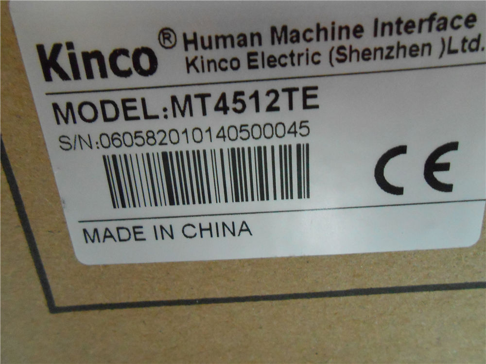MT4512TE Kinco HMI Touch Screen 10.1inch 800*480 Ethernet with program cable