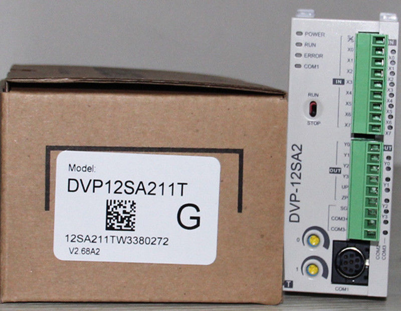 DVP12SA211T Delta SA2 Series Advanced PLC DI 8 DO 4 Transistor 24VDC new