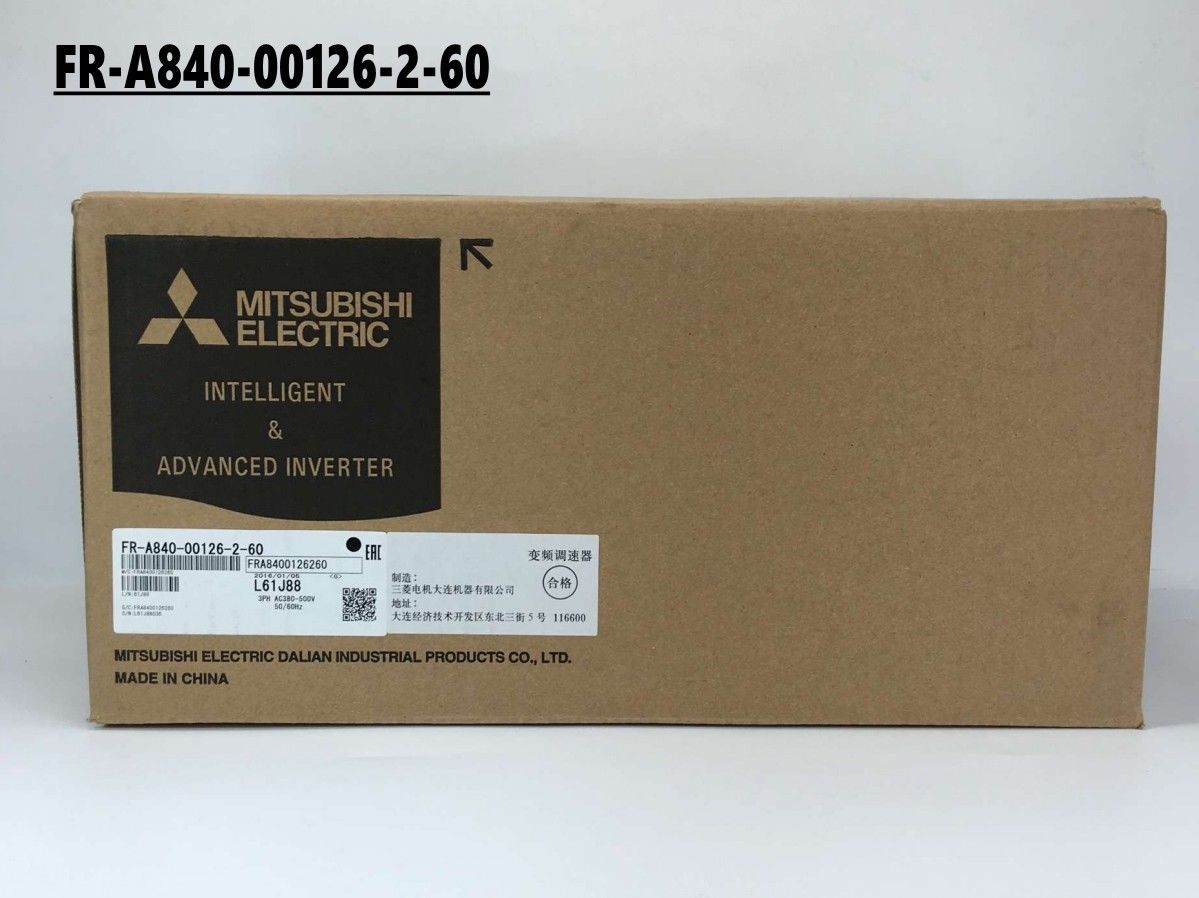 New MITSUBISHI PLC FR-A840-00126-2-60 3.7KW IN BOX FRA84000126260