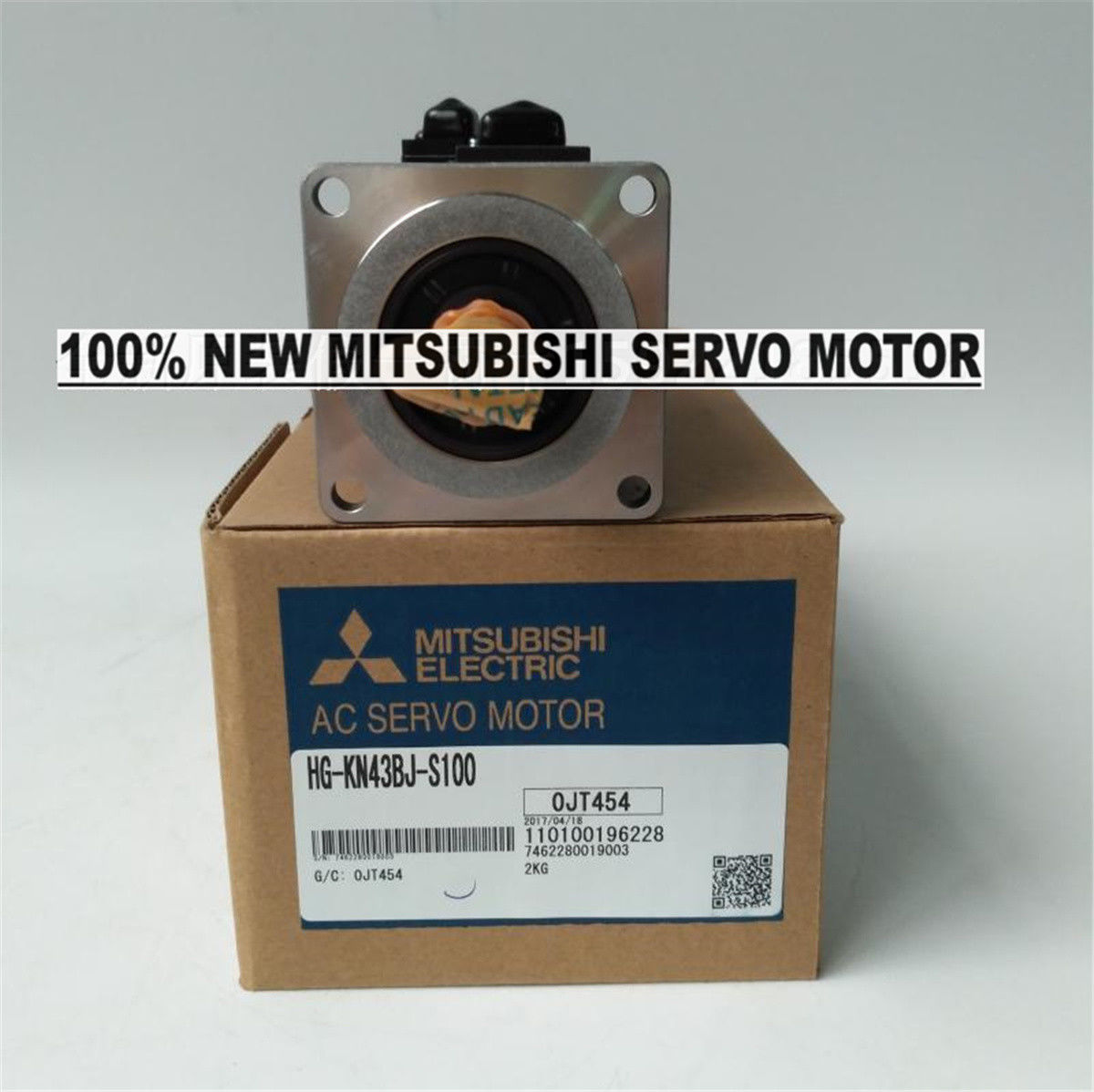 GENUINE NEW Mitsubishi Servo Motor HG-KN43BJ-S100 in box HGKN43BJS100