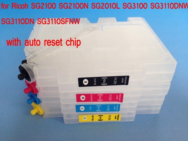 GC41 refillable cartridge for Ricoh SG2100 SG2100N SG2010L SG3100 SG3110DNW
