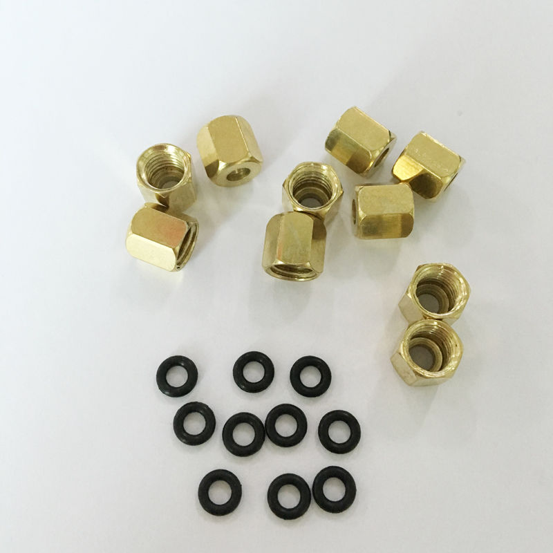 20pcs DX4 damper screw copper screw O ring with Ink Tube 3(O.D)*2(I.D)