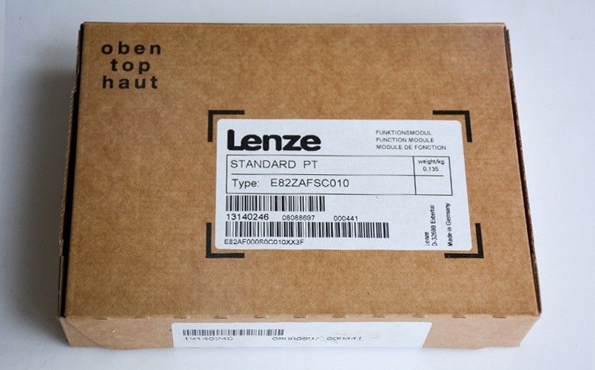 Genuine LENZE STANDART I/O FUNCTION MODULE E82ZAFSC010 in new box