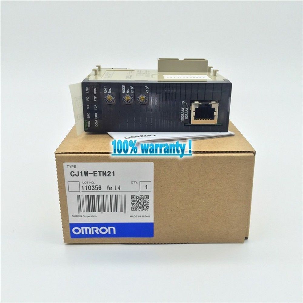 NEW OMRON PLC CJ1W-ETN21 IN BOX CJ1WETN21