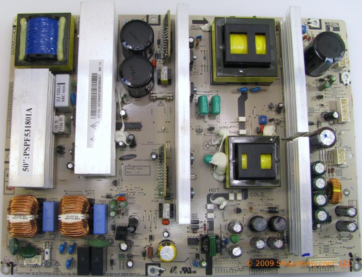 BN44-00162A PSPF531801A 50-inch plasma power supply board