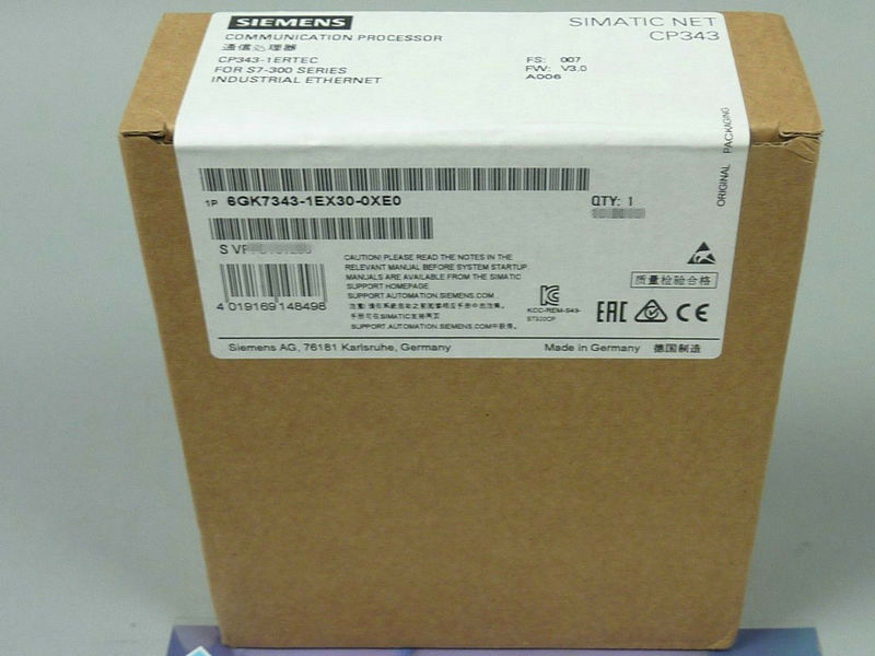 SIEMENS COMMUNICATION PROCESSOR 6GK7343-1EX30-0XE0 NEW EXPEDITED SHIPPING
