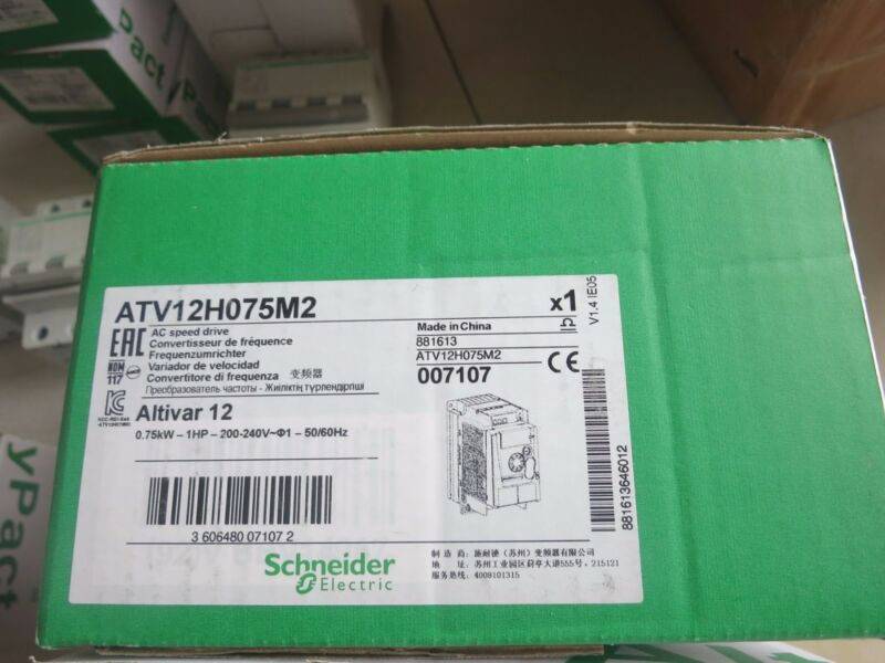 NEW ORIGINAL Schneider Altivar 12 Inverter ATV12H075M2 EXPEDITED SHIPPING