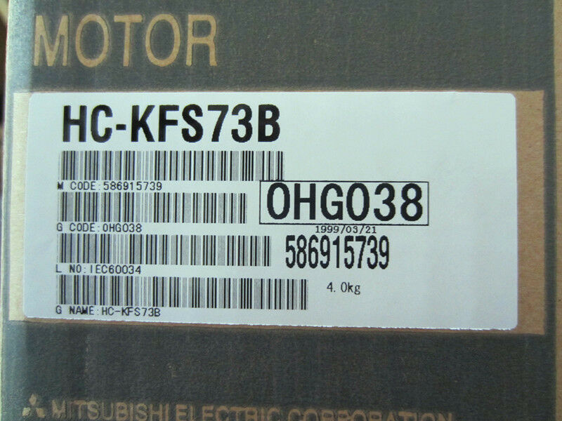 MITSUBISHI AC SERVO MOTOR HC-KFS73B NEW ORIGINAL EXPEDITED SHIPPING