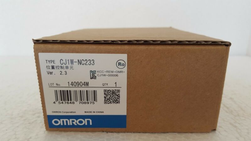 OMRON motion control module 24v 2 axes CJ1W-NC233 New