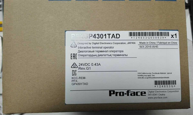 NEW ORIGINAL PROFACE GP-4301T TOUCH SCREEN PFXGP4301TAD EXPEDITED SHIPPING