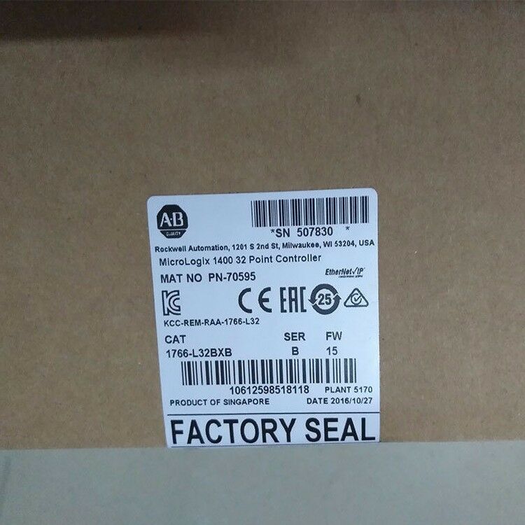 NEW FACTORY SEALED ALLEN BRADLEY 1766-L32BXB MICROLOGIX 1400 SHIPPING