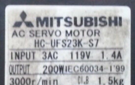 MITSUBISHI AC SERVO MOTOR HC-UFS23K-S7 NEW ORIGINAL EXPEDITE SHIPPING