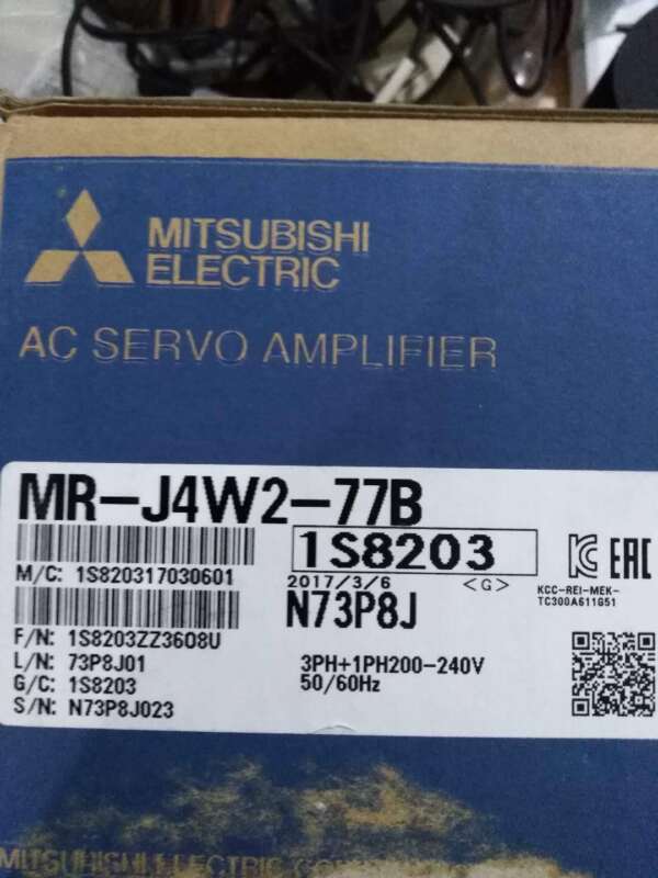 NEW ORIGINAL MITSUBISHI AC SERVO DRIVER MR-J4W2-77B EXPEDITED SHIPPING
