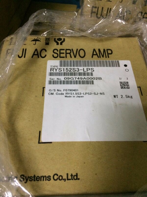 FUJI AC SERVO DRIVER RYS152S3-LPS RYS152S3LPS BRAND NEW EXPEDITED SHIPPING