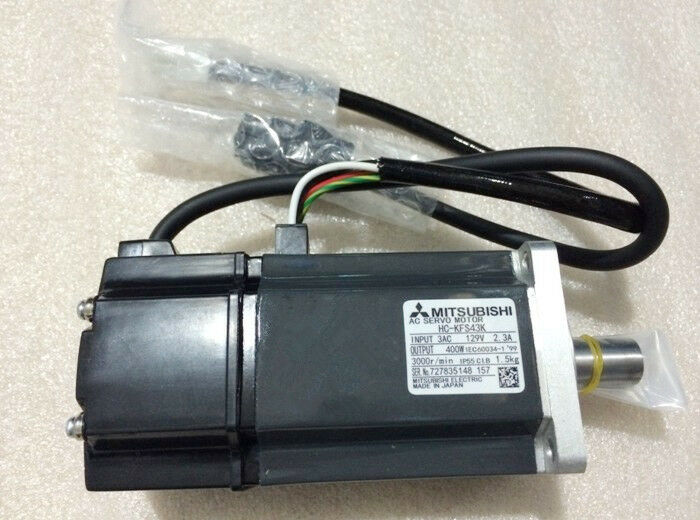 Mitsubishi HC-KFS43K Servo Motor HCKFS43K 3 PHASE 2.3AMP 400W