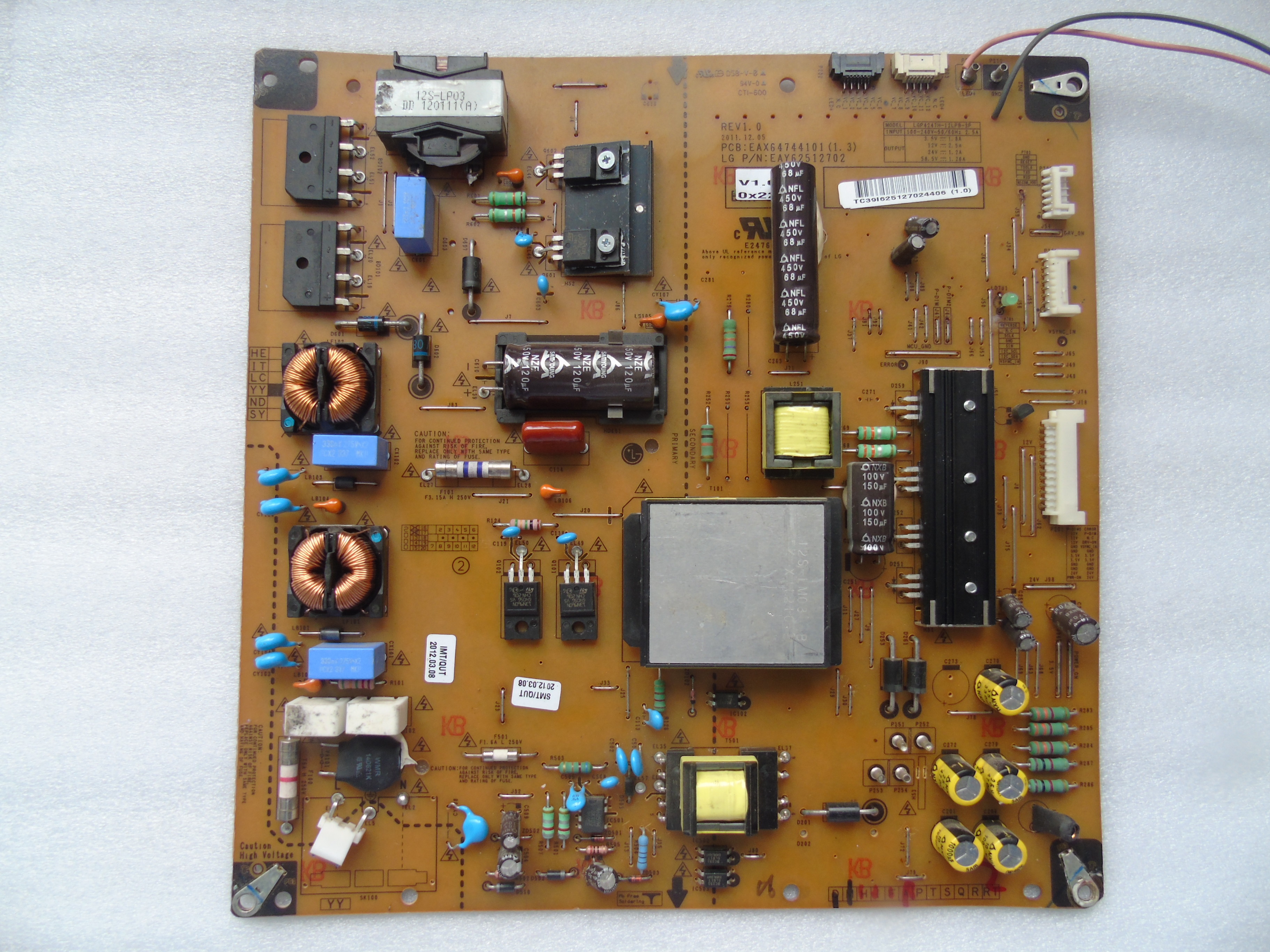 LG EAY62512702 (EAX64744101(1.3)) Power Supply LED Board