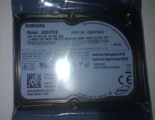SAMSUNG HS06THB 60GB ZIF PATA 5MM Hard Drive
