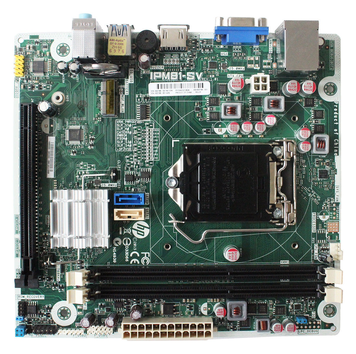 HP IPM81-SV REV:1.01 822766-001 Desktop motherboard 822766-601 LGA1155