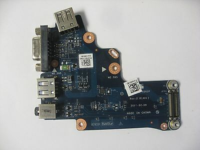 LS-6561P Original Dell Latitude E6520 VGA USB Audio I/O Circuit Board