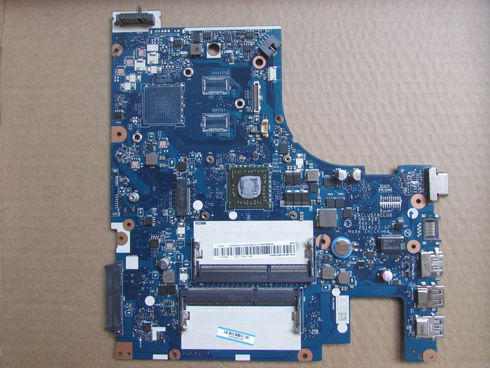 NEW For Lenovo G50-45 motherboard ( integrated ) NM-A281 REV:1.0 ( For A