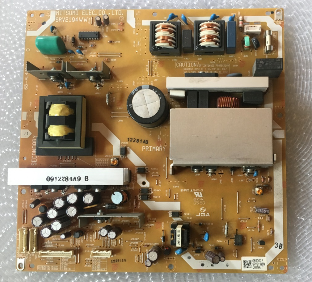 Toshiba 75014697 (SRV2194WW 68-AL43A) Power Supply