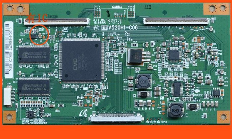 Samsung LNT5265FX/XAA T-con board V520H1-C06 35-D020539