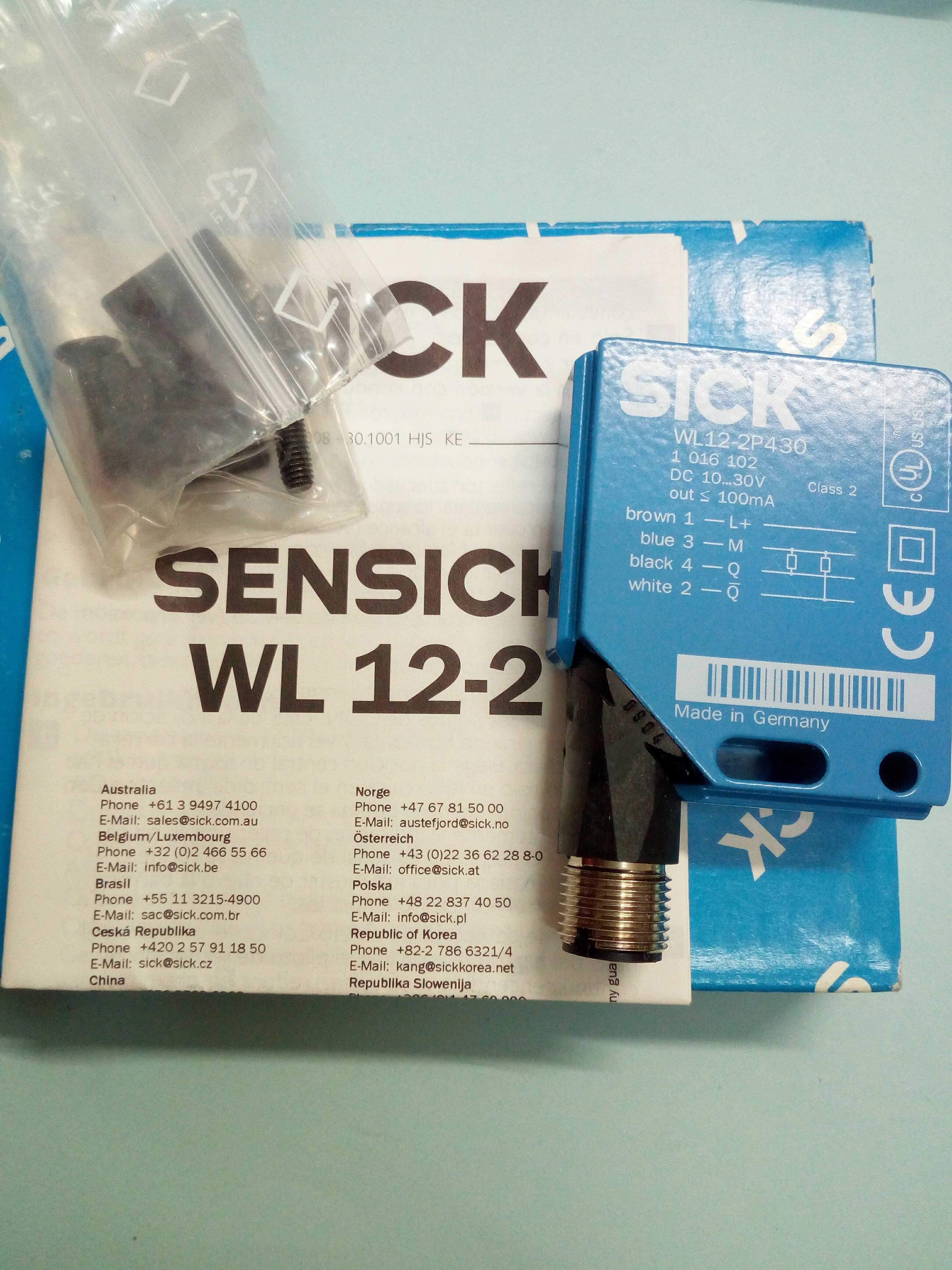 Sick WL12-2P430 Photoelectric Sensor DC10...30V 100mA 1016102 New