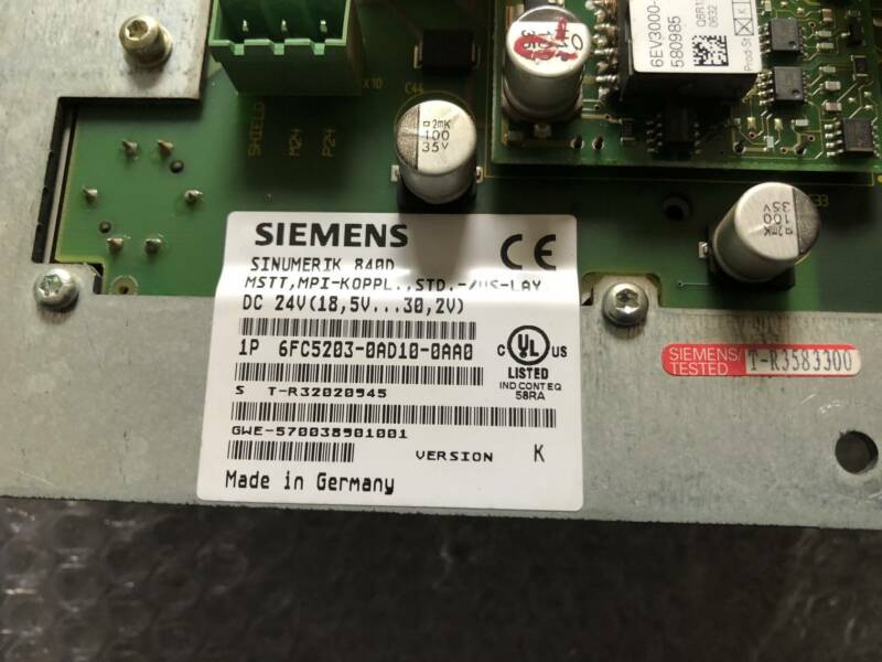 Siemens 6FC5203-0AD10-0AA0 6FC5 203-0AD10-0AA0 19 machine control panel ...