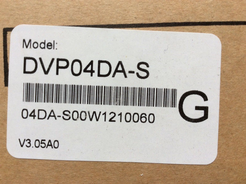 DVP04DA-S Delta S Series PLC Analog I/O Module AO4 new in box