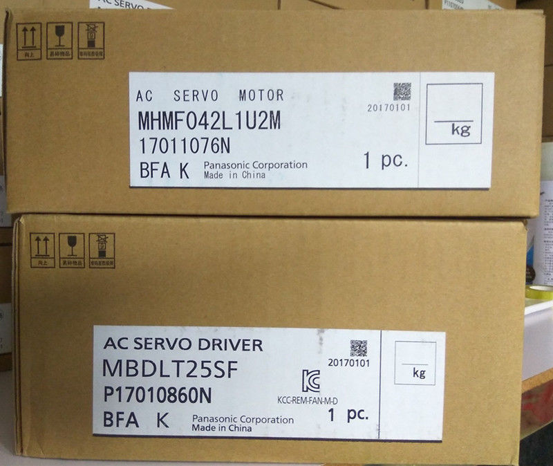 MHMF042L1U2M+MBDLT25SF AC Servo motor drive kits 60mm 400w 3000rpm 1.27N