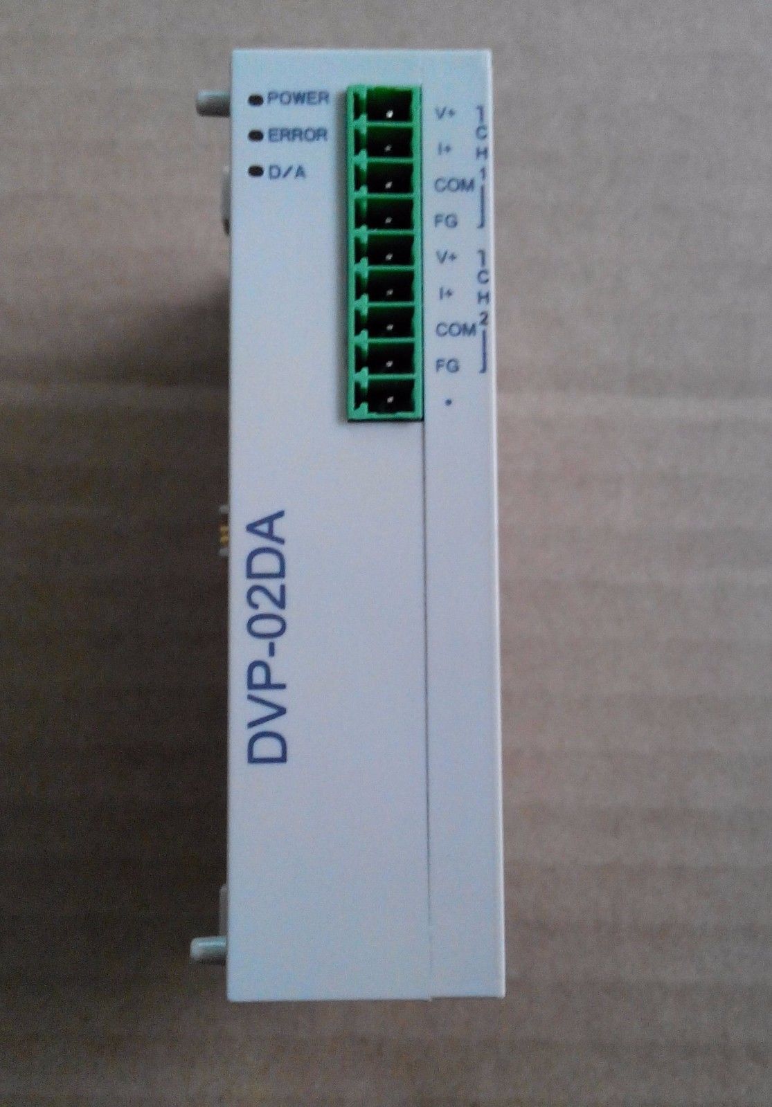 DVP02DA-S Delta S Series PLC Analog I/O Module AO2 new in box