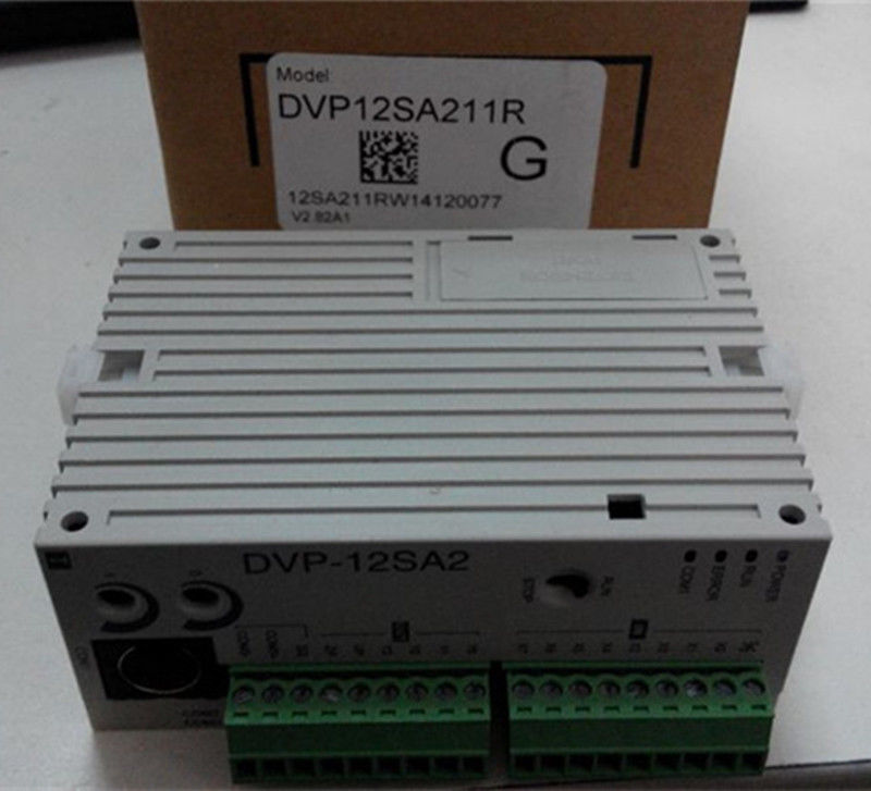 DVP12SA211R Delta SA2 Series Advanced PLC DI 8 DO 4 Relay 24VDC new in b
