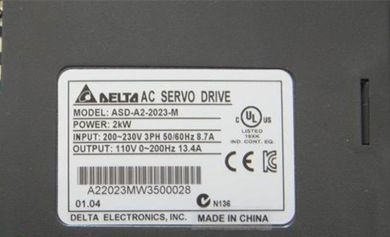ECMA-C11020SS+ASD-A2-2023-M DELTA AC servo motor driver kit 2.0kw 3000rp