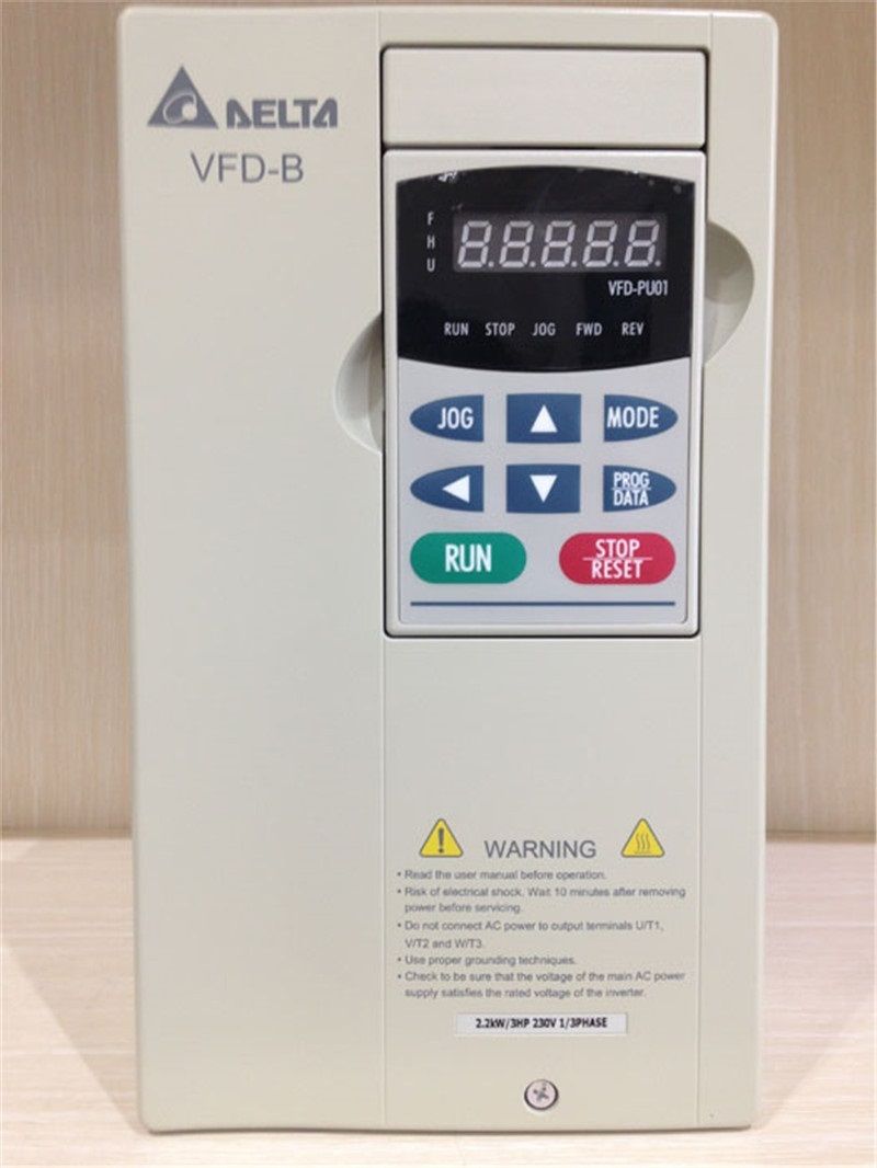 VFD022B21A DELTA VFD-B Inverter Frequency converter 2.2kw 3HP 1 PHASE 22