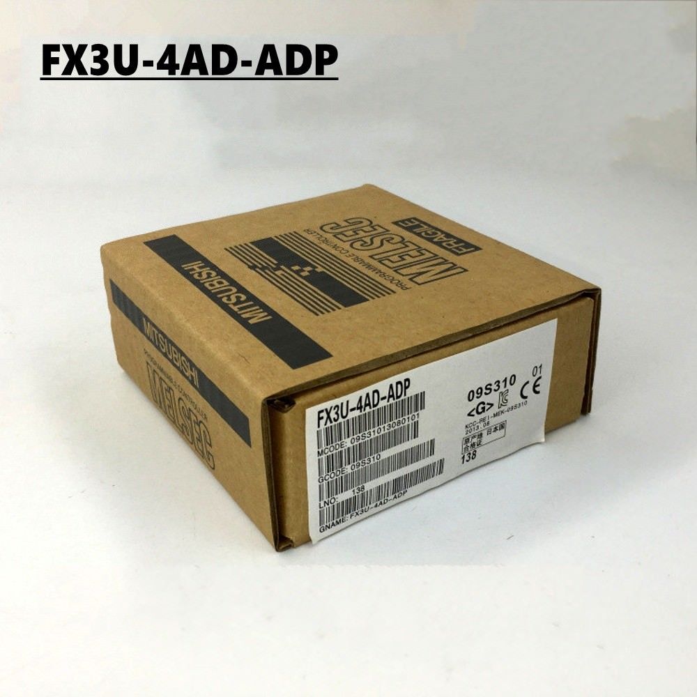 Brand New MITSUBISHI PLC FX3U-4AD-ADP In Box FX3U4ADADP
