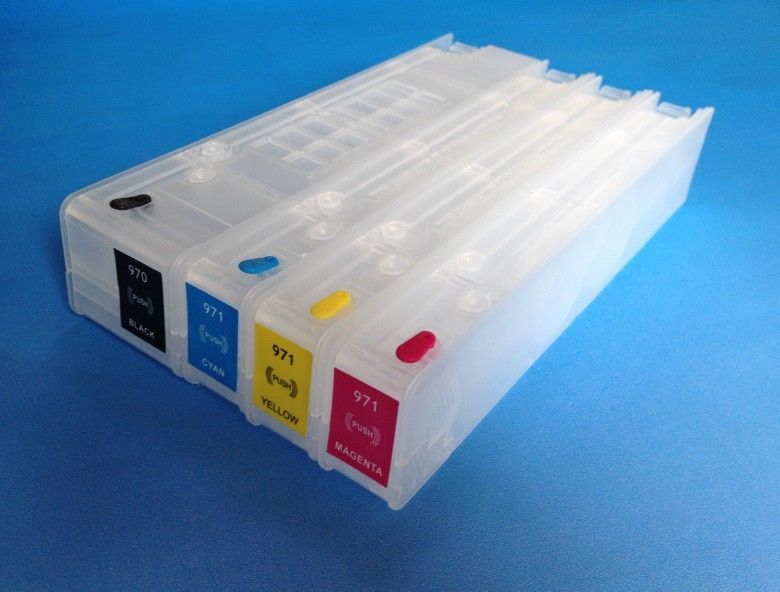 HP970 971 refillable cartridge without chip for HP officejet x451 x476 x551 x576