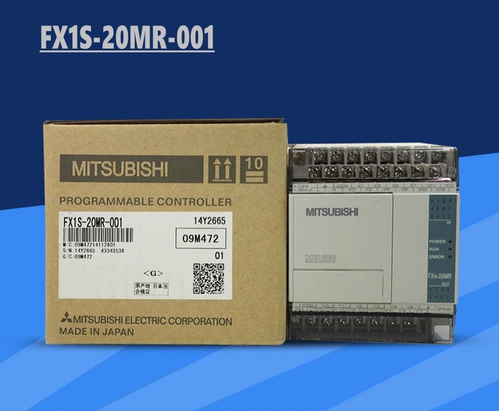 Brand New MITSUBISHI PLC FX1S-20MR-001 In Box FX1S20MR001
